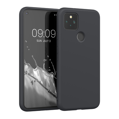 Cross selling Slim Gummierte Silikon Hülle für Google Pixel 5 in Schwarz matt
