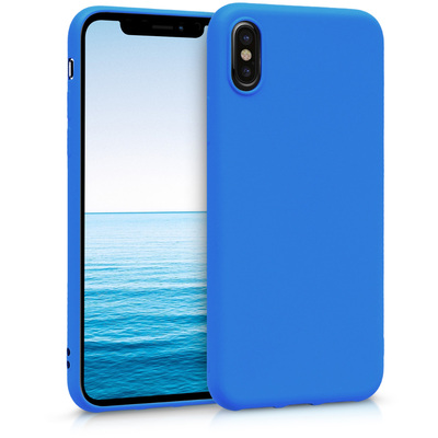 TPU Hülle für Apple iPhone X in Neon Blau