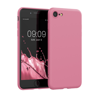 Slim Gummierte Silikon Hülle für Apple iPhone SE (2022) / iPhone SE (2020) / iPhone 8 / iPhone 7 in Sweet Candy