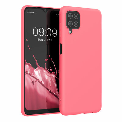 TPU Hülle für Samsung Galaxy A12 in Neon Koralle