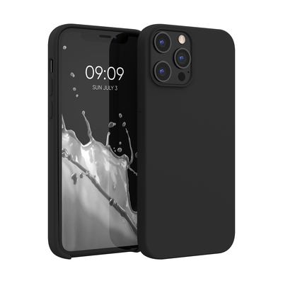 Cross selling Gummierte Silikon Hülle für Apple iPhone 12 Pro Max in Schwarz
