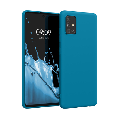 Cross selling TPU Hülle für Samsung Galaxy A51 in Karibikblau