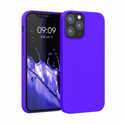 Cross selling Gummierte Silikon Hülle für Apple iPhone 12 / iPhone 12 Pro in Baltik Blau