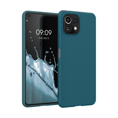 Cross selling TPU Hülle für Xiaomi 11 Lite (5G) NE / Mi 11 Lite (5G) in Petrol matt