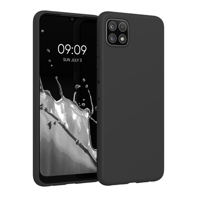 TPU Hülle für Samsung Galaxy A22 5G in Schwarz matt
