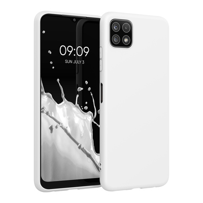 TPU Hülle für Samsung Galaxy A22 5G in Weiß matt