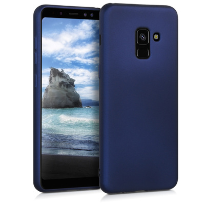 Cross selling TPU Hülle für Samsung Galaxy A8 (2018) in Metallic Blau