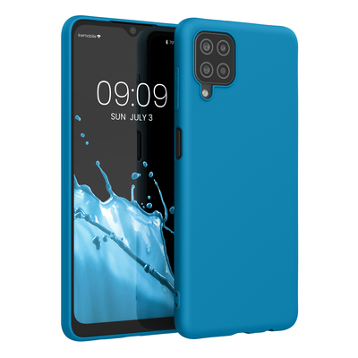 TPU Hülle für Samsung Galaxy A12 in Karibikblau