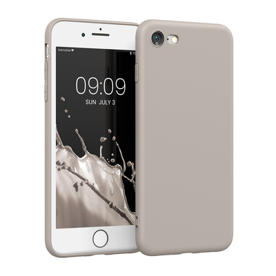 Cross selling TPU Hülle mit Kameraschutz für Apple iPhone SE (2022) / iPhone SE (2020) / iPhone 8 / iPhone 7 in Creme matt