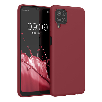 Cross selling TPU Hülle für Samsung Galaxy A12 in Rhabarber Rot