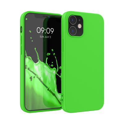 TPU Hülle für Apple iPhone 12 / iPhone 12 Pro in Limettengrün