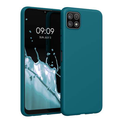 TPU Hülle für Samsung Galaxy A22 5G in Petrol matt