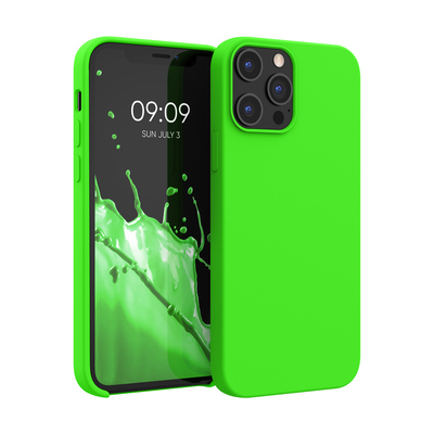 Cross selling Gummierte Silikon Hülle für Apple iPhone 12 Pro Max in Limettengrün