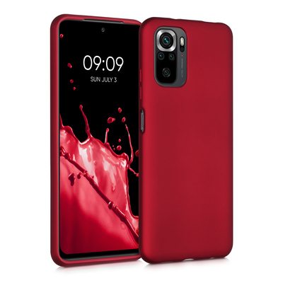 TPU Hülle für Xiaomi Redmi Note 10 / Note 10S in Metallic Dunkelrot