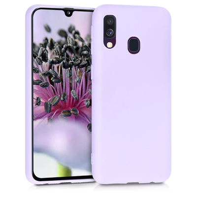 TPU Hülle für Samsung Galaxy A40 in Lavendel