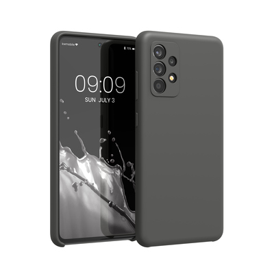 Cross selling Gummierte Silikon Hülle für Samsung Galaxy A52 / A52 5G / A52s 5G in Schwarz matt