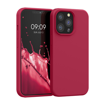 Cross selling Gummierte Silikon Hülle für Apple iPhone 13 Pro in Sweet Cherry