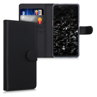 Kunstleder Hülle für Samsung Galaxy Xcover Pro Schwarz