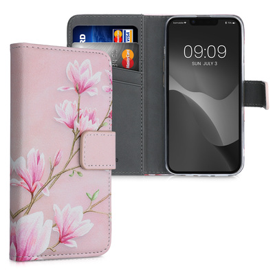 Kunstleder Hülle kompatibel mit Apple iPhone 13 mini