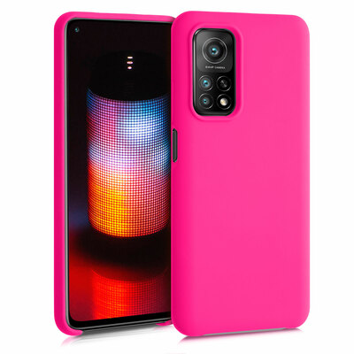 Cross selling Gummierte Silikon Hülle für Xiaomi Mi 10T / Mi 10T Pro in Neon Pink
