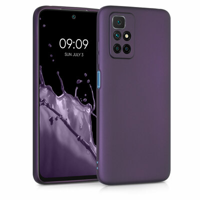 TPU Hülle für Xiaomi Redmi 10 (2021 / 2022) in Metallic Brombeere