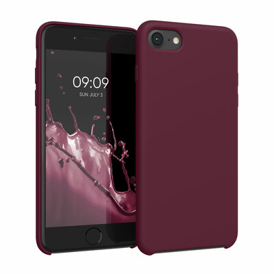 Gummierte Silikon Hülle für Apple iPhone SE (2022) / iPhone SE (2020) / iPhone 8 / iPhone 7 in Tawny Red Gummierte Silikon Hülle für Apple iPhone SE (2022) / iPhone SE (2020) / iPhone 8 / iPhone 7 in Tawny Red