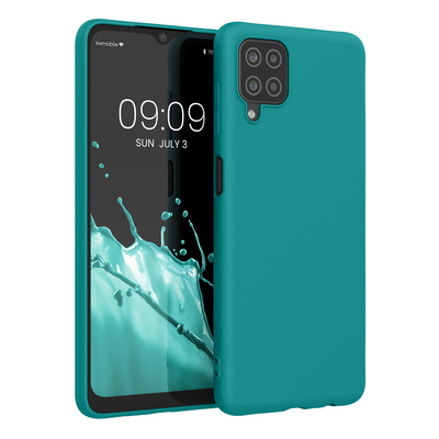 TPU Hülle für Samsung Galaxy A12 in Petrol matt