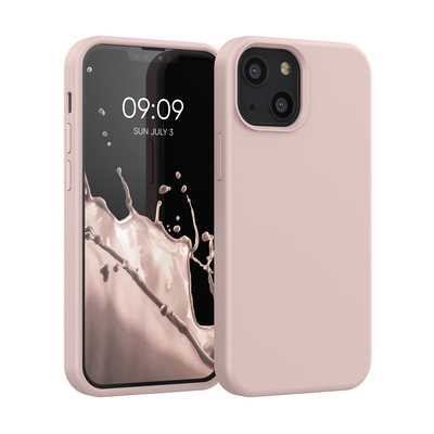 Cross selling Gummierte Silikon Hülle für Apple iPhone 13 mini in Coconut Swirl