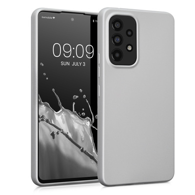 TPU Hülle für Samsung Galaxy A53 5G in Metallic Silber TPU Hülle für Samsung Galaxy A53 5G in Metallic Silber