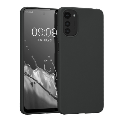 TPU Hülle für Motorola Moto E32 in Schwarz matt TPU Hülle für Motorola Moto E32 in Schwarz matt
