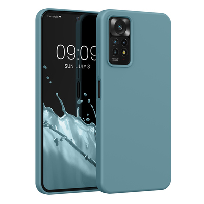 Cross selling Gummierte Silikon Hülle für Xiaomi Redmi Note 11 Pro / Note 11 Pro (5G) / Note 12 Pro (4G) in Arctic Night