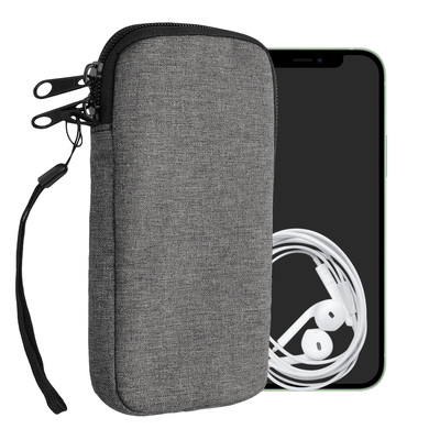 Stoff Tasche für Smartphones L - 6,5" Stoff Tasche für Smartphones L - 6,5"