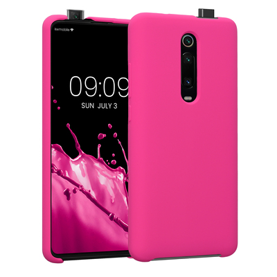 Cross selling Gummierte Silikon Hülle für Xiaomi Mi 9T (Pro) / Redmi K20 (Pro) in Neon Pink