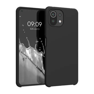 Cross selling Gummierte Silikon Hülle für Xiaomi 11 Lite (5G) NE / Mi 11 Lite (5G) in Schwarz
