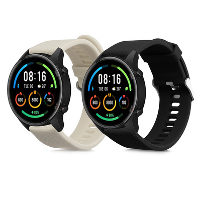2x Armband kompatibel mit Xiaomi Mi Watch / Mi Watch Color Sport