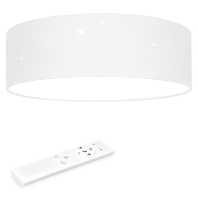 Cross selling Runde LED Deckenleuchte mit Sterneneffekt