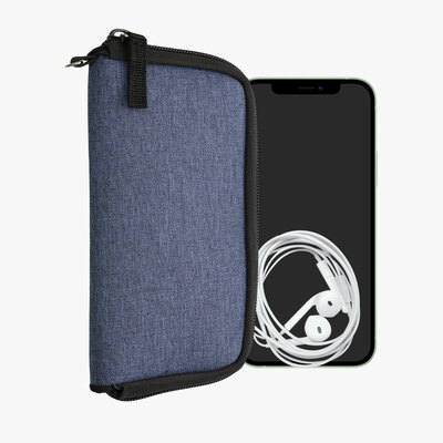 Stoff Tasche für Smartphones L - 6,5"