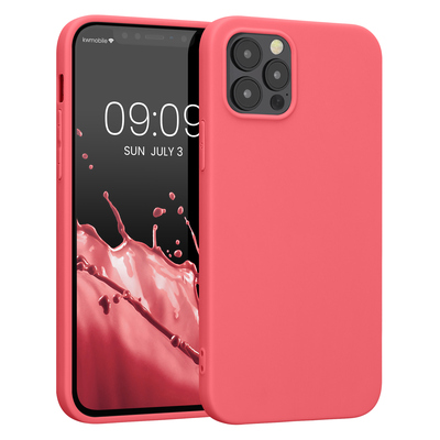 TPU Hülle für Apple iPhone 12 / iPhone 12 Pro in Neon Koralle