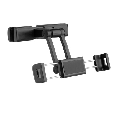 Handy- und Tablet-Halterung für Kopfstütze im Auto mit verstellbarer Breite Schwarz