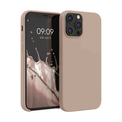 Cross selling Gummierte Silikon Hülle für Apple iPhone 12 Pro Max in Cappuccino