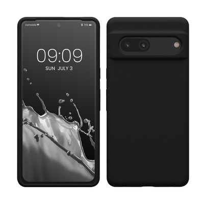 Gummierte Silikon Hülle für Google Pixel 7 in Schwarz Gummierte Silikon Hülle für Google Pixel 7 in Schwarz