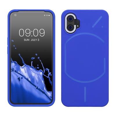 TPU Case gummiert für Nothing Phone (1) Baltik Blau