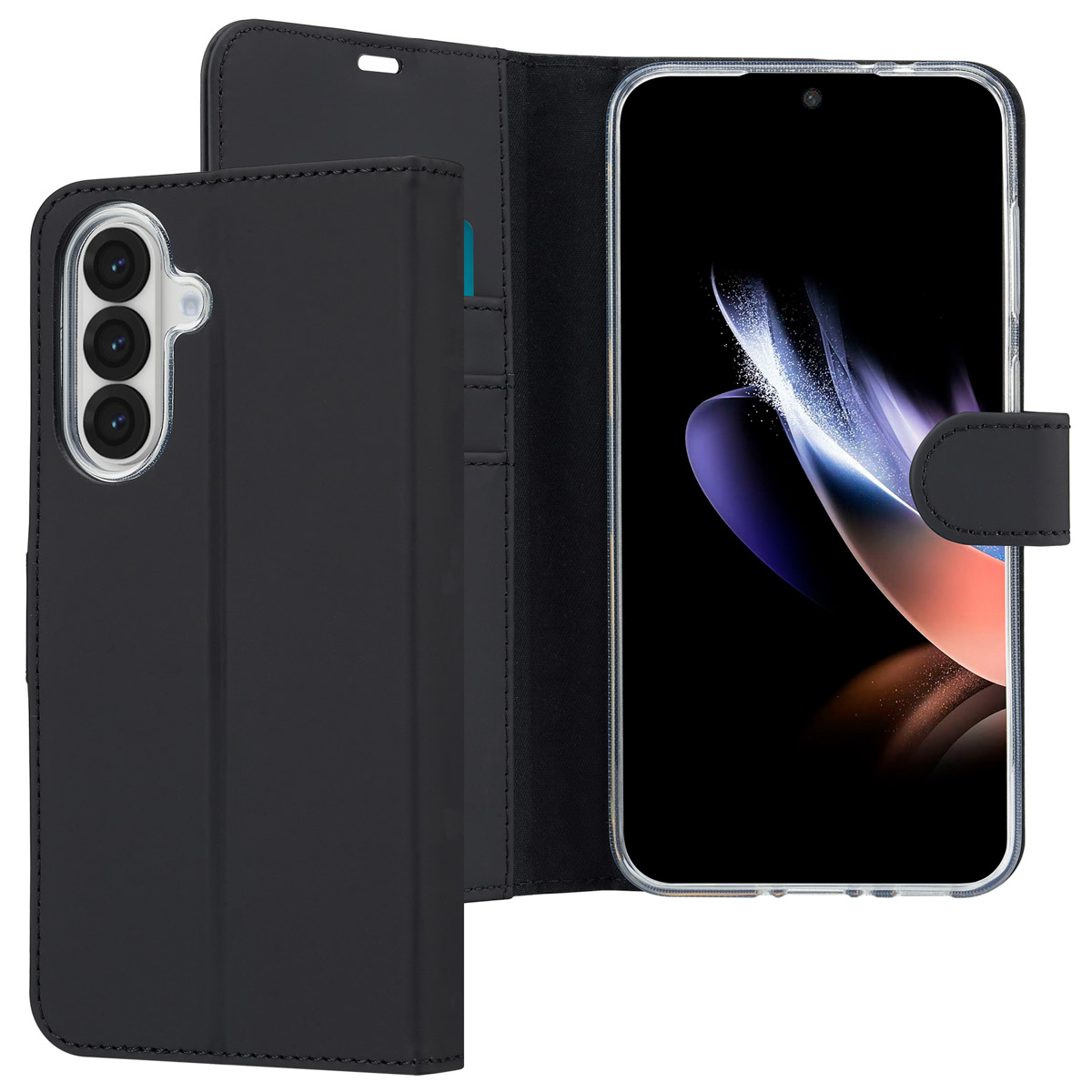 Accezz Wallet TPU Klapphülle für das Samsung Galaxy A36 / A56 - Schwarz Accezz Wallet TPU Klapphülle für das Samsung Galaxy A36 / A56 - Schwarz