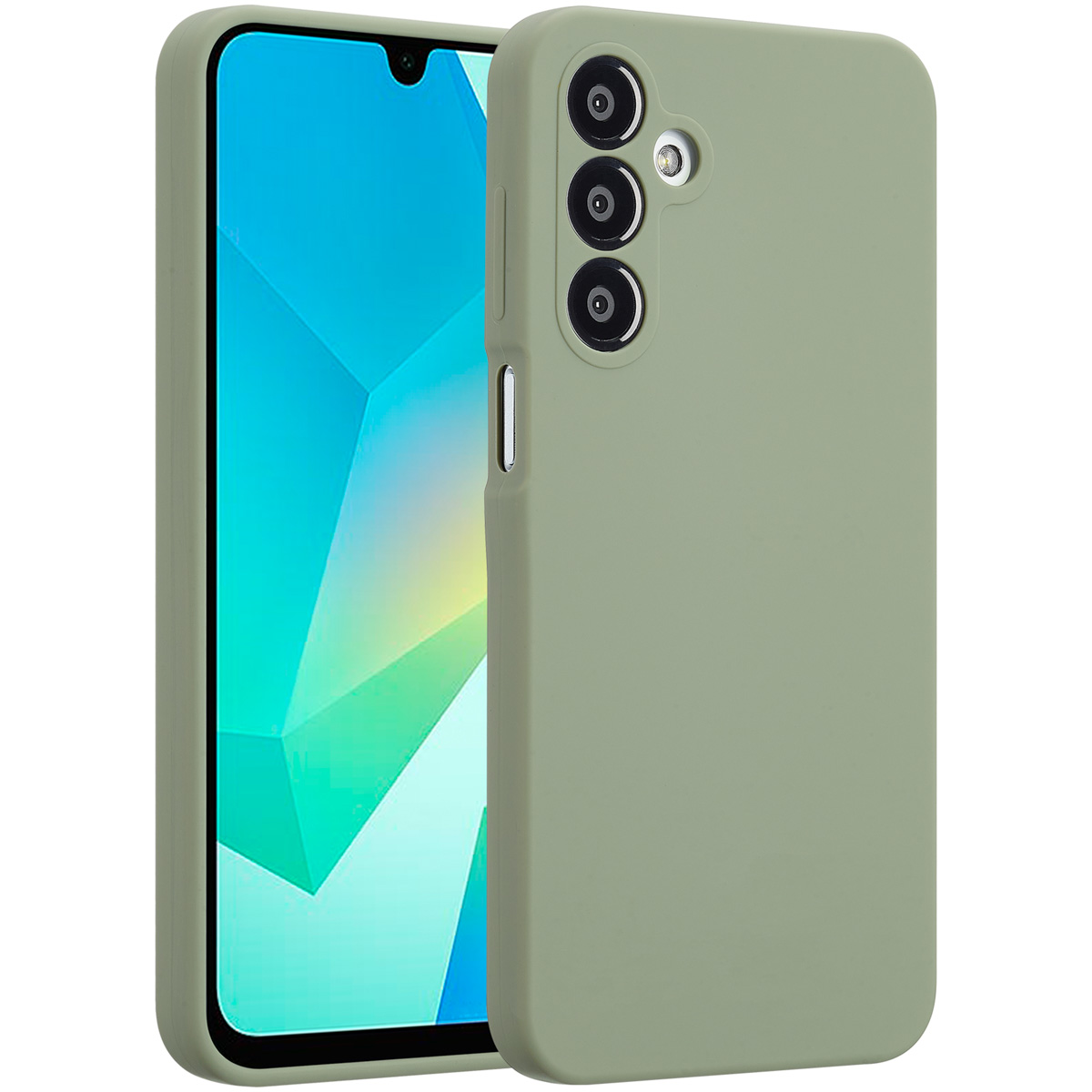 Accezz Liquid Silikoncase für das Samsung Galaxy A16 - Cooper Green