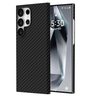 Accezz MagSafe Kevlar Hülle für das Samsung Galaxy S24 Ultra - Schwarz