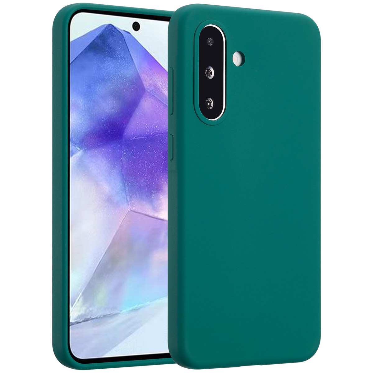 Accezz Liquid Silikoncase für das Samsung Galaxy A36 / A56 - Forest Green