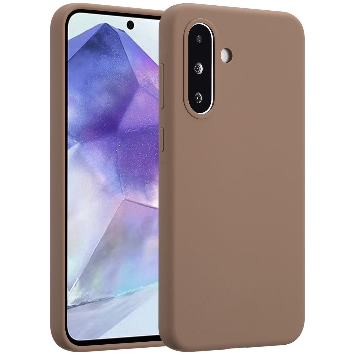 Accezz Liquid Silikoncase für das Samsung Galaxy A36 / A56 - Hellbraun Accezz Liquid Silikoncase für das Samsung Galaxy A36 / A56 - Hellbraun