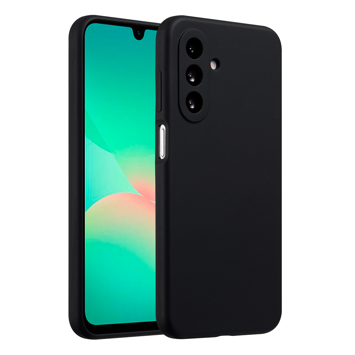 Accezz Liquid Silikoncase für das Samsung Galaxy A26 - Schwarz
