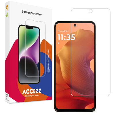 Accezz Screen Protector aus gehärtetem Glas für das Motorola Moto G15 / G15 Power