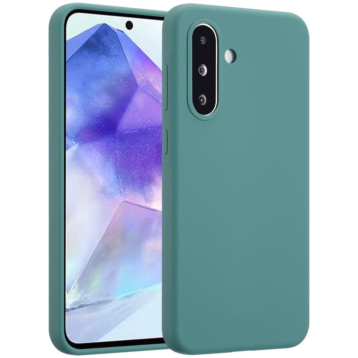 Accezz Liquid Silikoncase für das Samsung Galaxy A36 / A56 - Grün